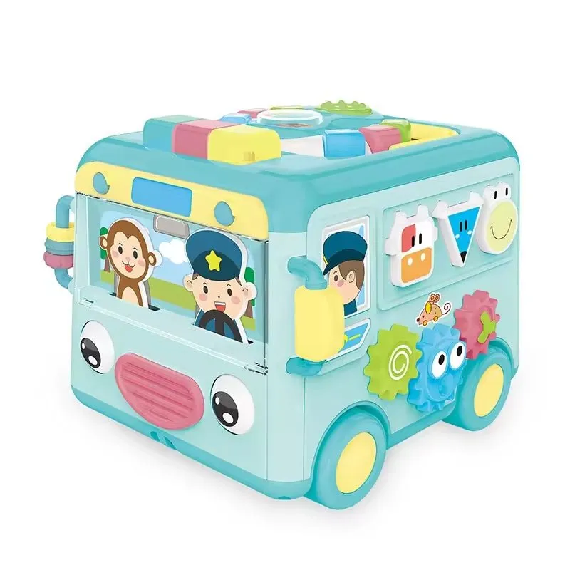 Activity Cube Learning School Bus