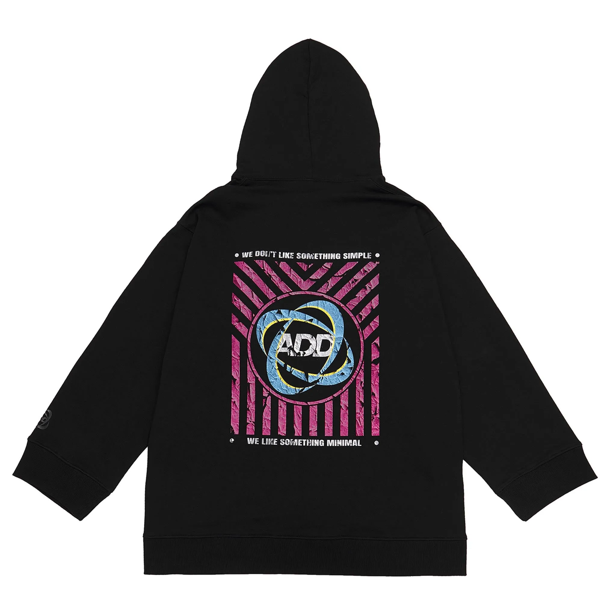 ADD Vintage Poster Avantgarde Hoodie Black