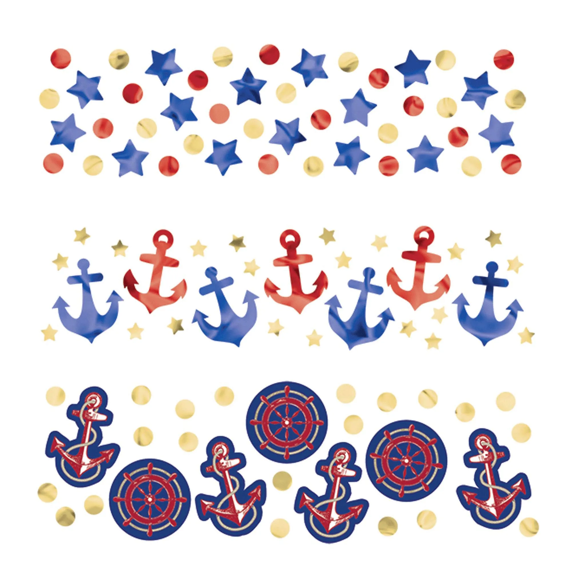 Anchors Aweigh Paper & Foil Confetti 1.2oz