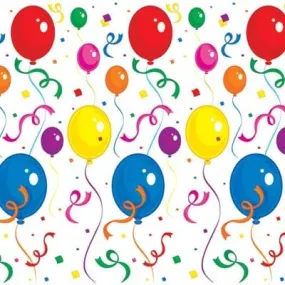 Balloons & Confetti Backdrop 4ft x 30ft