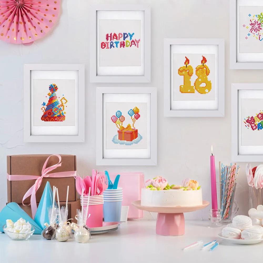 Birthday Party Collection - Mini Diamond Painting Kit