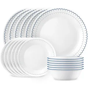 Corelle 18 PCS DINNER SET CASPIN (1147837)1X18 CORELLE DTCM