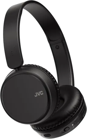 JVC Flat foldable, wireless multi-point headphones with Powerful Deep Bass