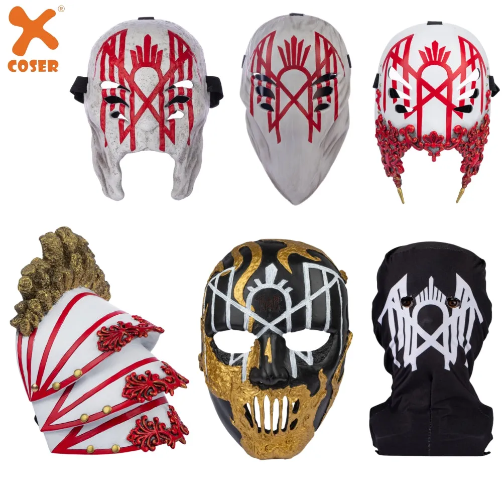 【New Arrival】Xcoser Rock Band Sleep Vesselposting Mask Pauldron Shoulder Armors Cosplay Prop Adjustable