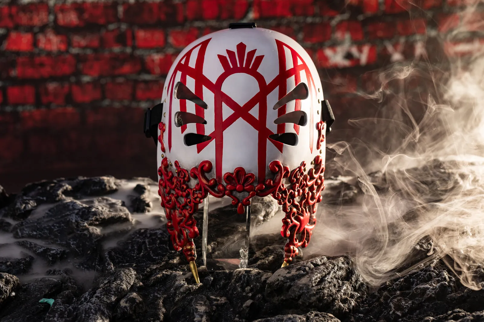 【New Arrival】Xcoser Rock Band Sleep Vesselposting Mask Pauldron Shoulder Armors Cosplay Prop Adjustable