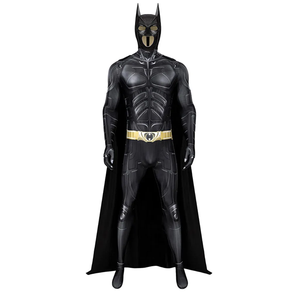 【New Arrival】Xcoser Superhero The Dark Knight Rises Batman Cosplay Costume Bruce Bodysuit Jumpsuit