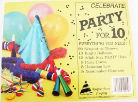 New Year's Kit for 10 - "Foil Party"