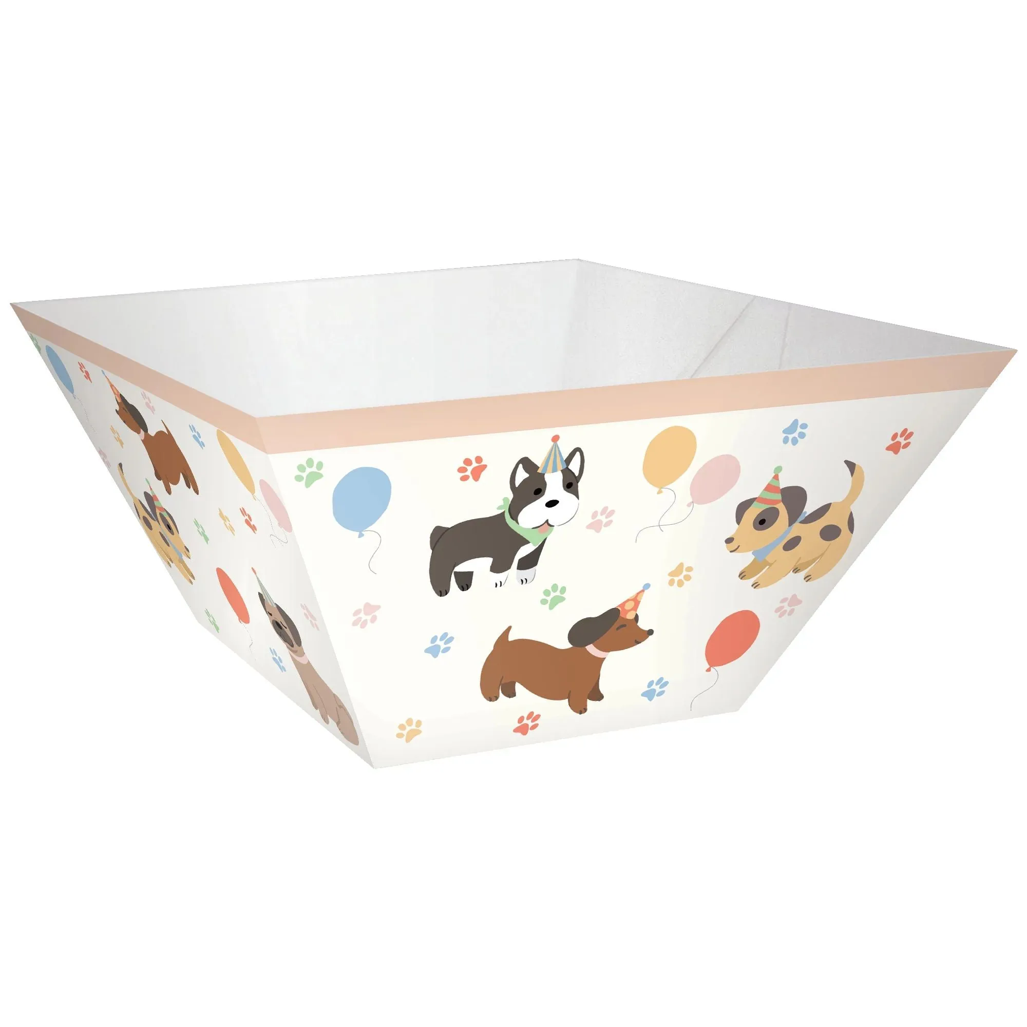 Pawsome Party Dog Bowls, 12" x 12" x 5" | 3 ct