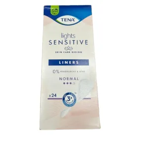 TENA Lights Sensitive Liners Normal - 24 Pack (D)