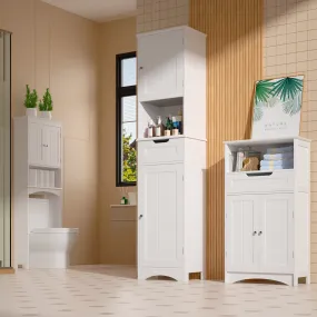 Victure AP13 67" H Tall Bathroom Storage Cabinet with Adjustable Shelves