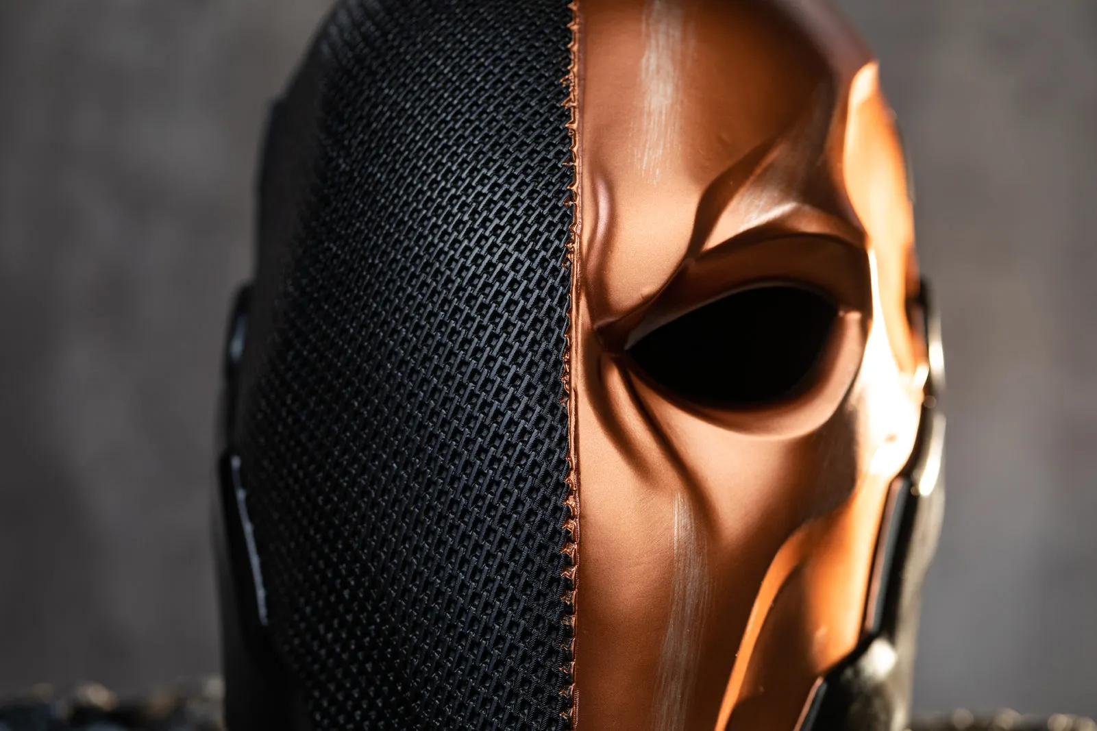 Xcoser Deathstroke Mask Golden Updated Adult Halloween Cosplay Helmet