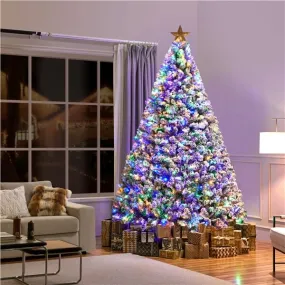 Yaheetech Pre-lit Spruce Artificial Christmas Tree